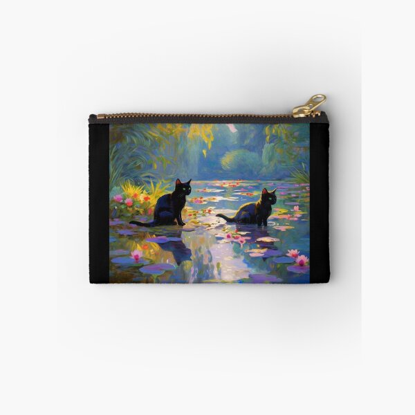 Item preview, Monet-Inspired Black Kittens designed and sold by vwcallais.