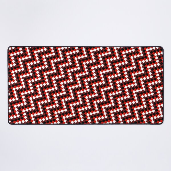 Item preview, Red Multicolor Joined Chevron Square Symbols Connected Geometry designed and sold by EvergreenMotifs.