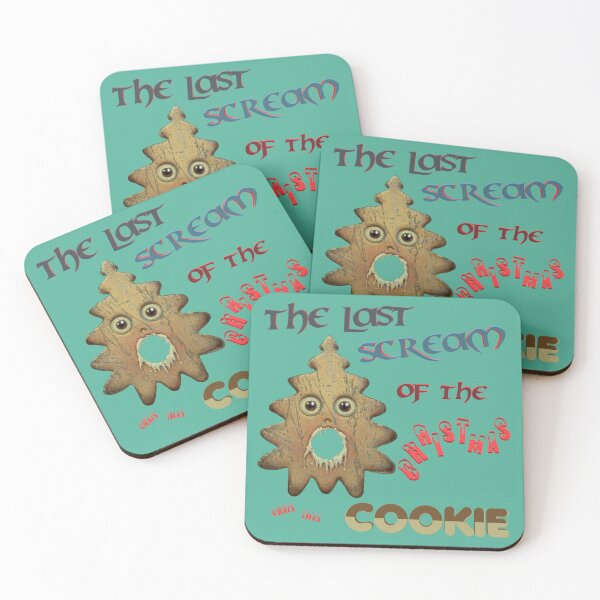 Item preview, Christmas. Scream. Memes. Gingerbread. (Turquoise Green background) designed and sold by bekksa.