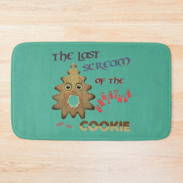 Item preview, Christmas. Scream. Memes. Gingerbread. (Turquoise Green background) designed and sold by bekksa.