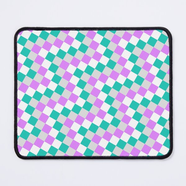 Item preview, Pastel Multicolor Squares Spaced Geometry Camo Digicam Chevron designed and sold by EvergreenMotifs.