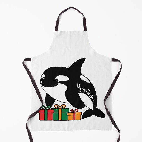 Item preview, Merry Christmas Orca Cute Flat Design designed and sold by ZIPsketch.