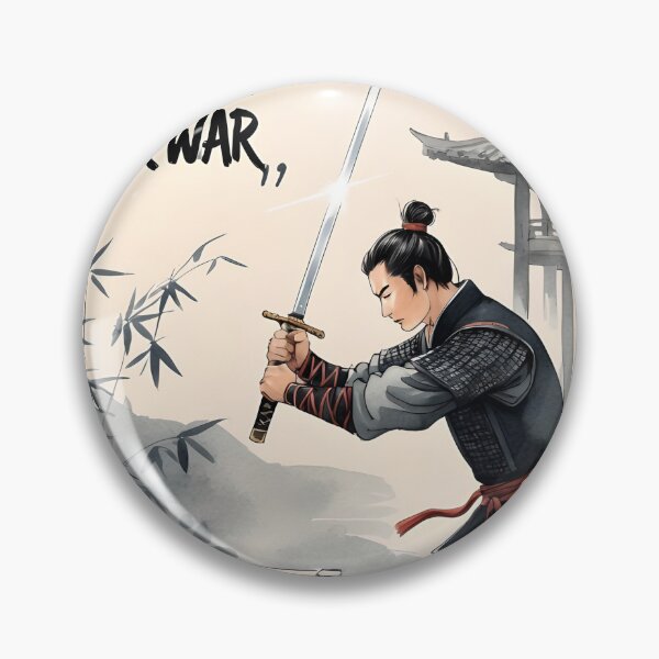Item preview, Warrior in Chinese Garden | Ink Wash Meditation & Peace designed and sold by Artineer.
