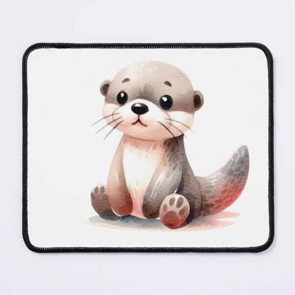 Item preview, Otter watercolor  designed and sold by DaintyDooodles.