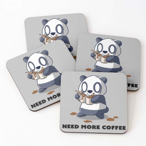 Item preview, The Panda Needs More Coffee designed and sold by RedPandaTee.