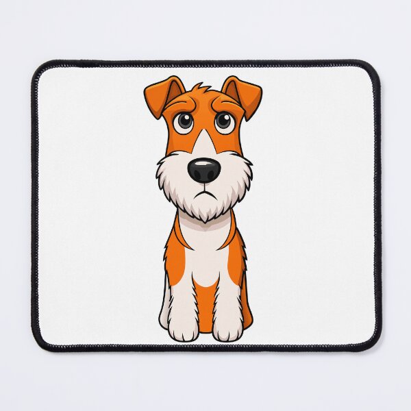 Item preview, Wire Fox Terrier Pursuing Squirrel Puppy Artwork designed and sold by iwcus.