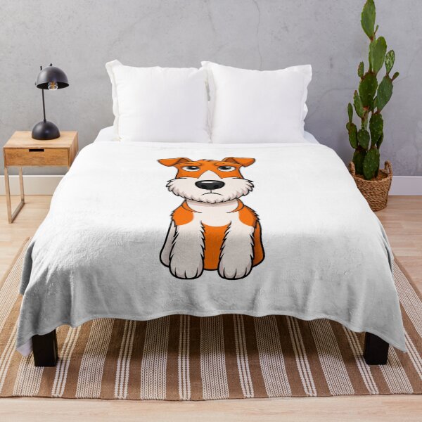 Item preview, Wire Fox Terrier Pursuing Squirrel Puppy Artwork designed and sold by iwcus.