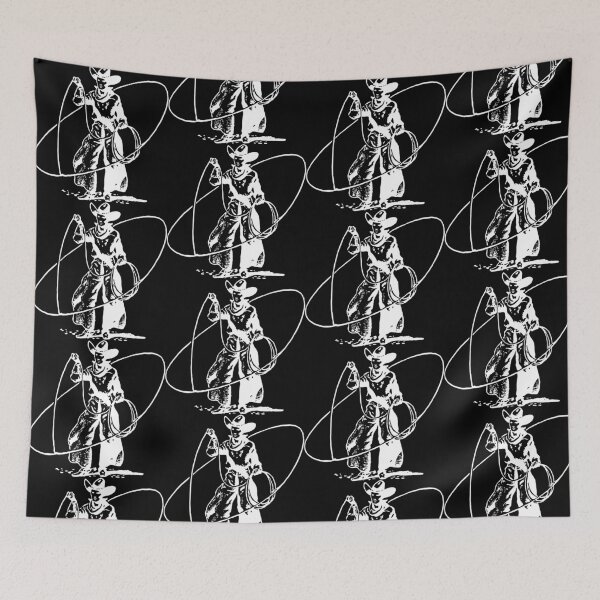 Item preview, Vaquero vintage/retro: gráfico blanco designed and sold by handsoftime2020.
