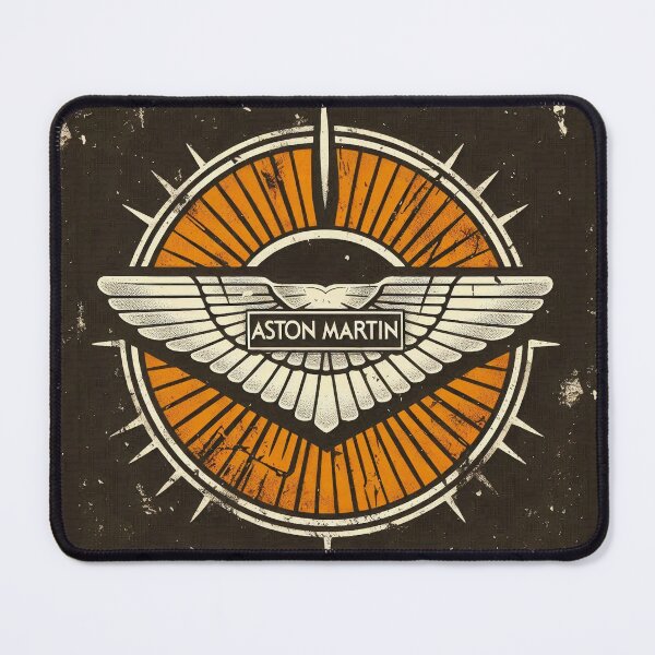 Item preview, Vintage Aston martin Sign , Weather Worn Vector Art designed and sold by neildoch.