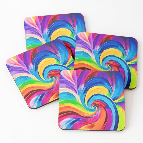 Item preview, Rainbow Vortex Art designed and sold by Health And Fitness Posts e-Store.