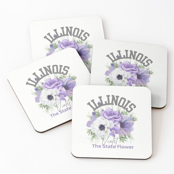 Artikelvorschau, Illinois State Flower Violet Klassisches T-Shirt Aufkleber entworfen und verkauft von ThinkNature!.