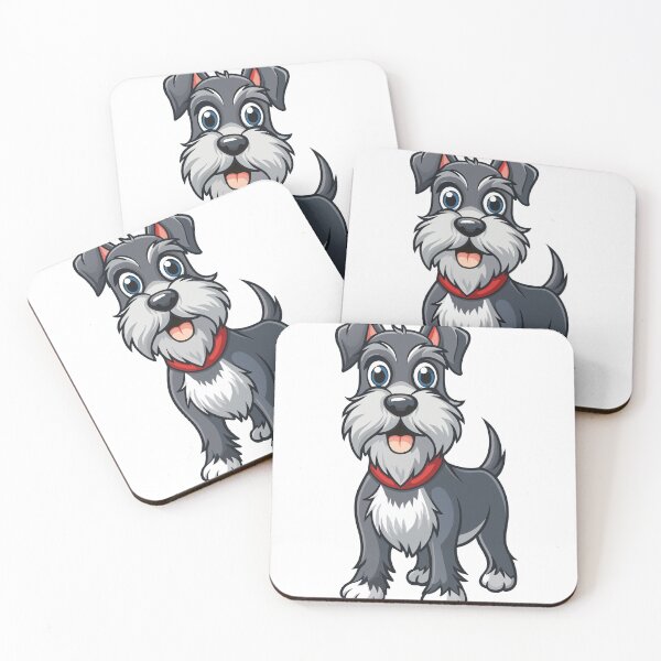 Artikelvorschau, Anmutiger Standardschnauzer-Kunstentwurf entworfen und verkauft von iwcus.