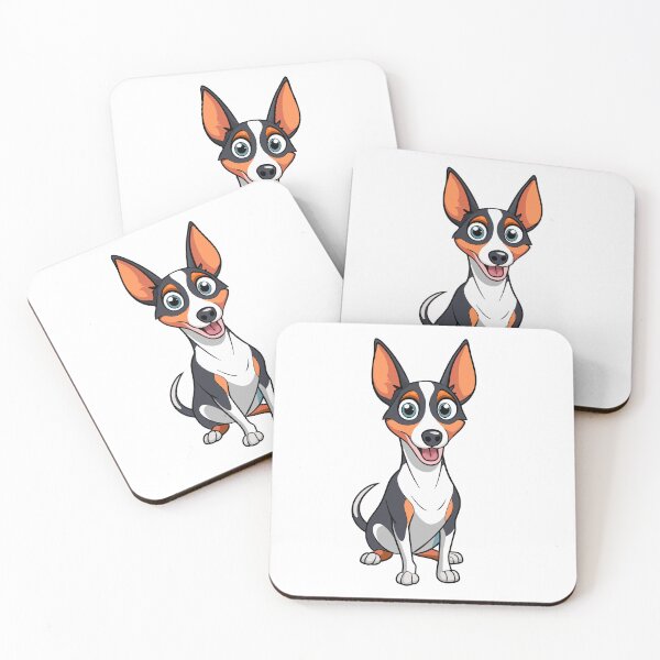 Item preview, Curious Rat Terrier - Dog Artwork Pint designed and sold by iwcus.