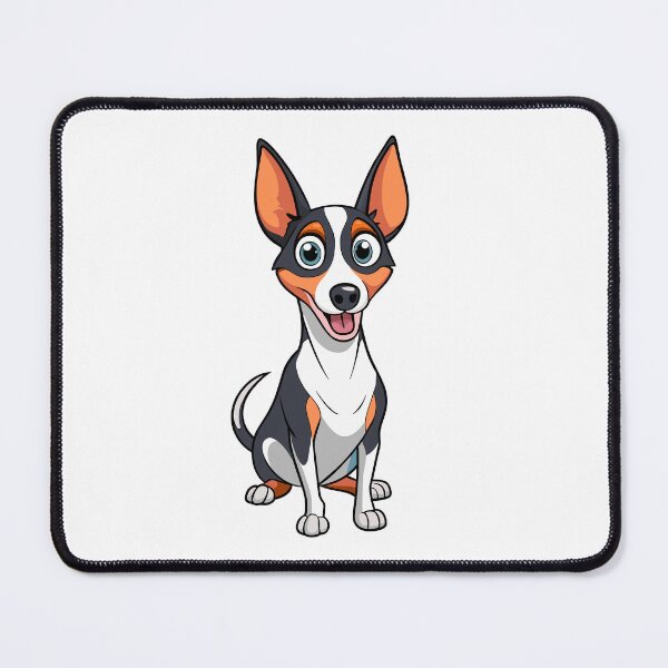 Item preview, Curious Rat Terrier - Dog Artwork Pint designed and sold by iwcus.