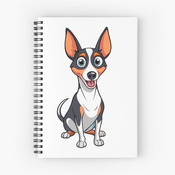 Item preview, Curious Rat Terrier - Dog Artwork Pint designed and sold by iwcus.