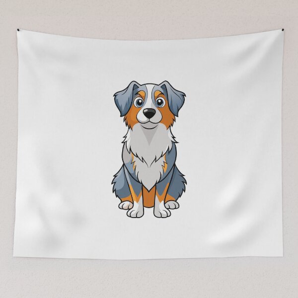Item preview, Intelligent Australian Shepherd Art designed and sold by iwcus.