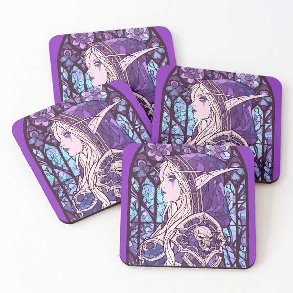 Item preview, Stained Glass Sylvanas designed and sold by SchellStation.
