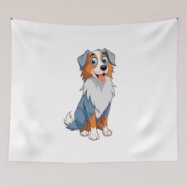 Item preview, Australian Shepherd Funny - Art Drawing designed and sold by iwcus.