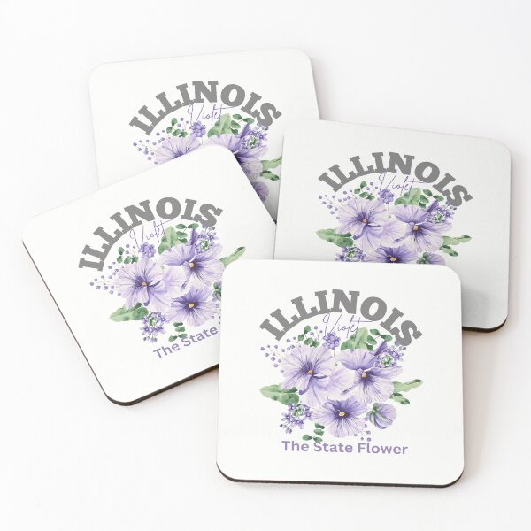 Artikelvorschau, Illinois State Flower Violet Klassisches T-Shirt Aufkleber entworfen und verkauft von ThinkNature!.