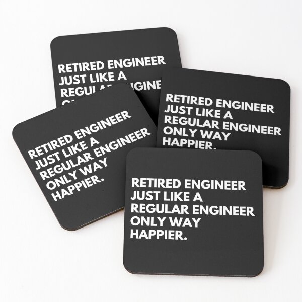 Item preview, Retired Engineer Funny Work Retirement Saying designed and sold by CuteLovelyDesigns.