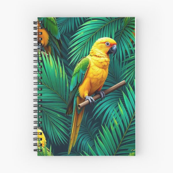 Item preview,  Tropical Jungle Seamless Pattern with Parrot and Palm Leaves designed and sold by hjian8219.