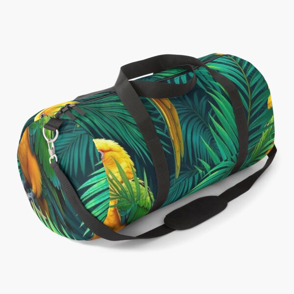 Item preview, Tropical Jungle Seamless Pattern with Parrot and Palm Leaves designed and sold by hjian8219.