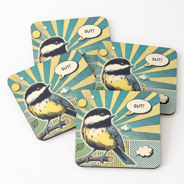 Item preview, Retro Chickadee Art Series designed and sold by PlasticAuto.