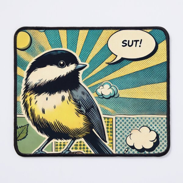 Item preview, Retro Chickadee Art Series designed and sold by PlasticAuto.