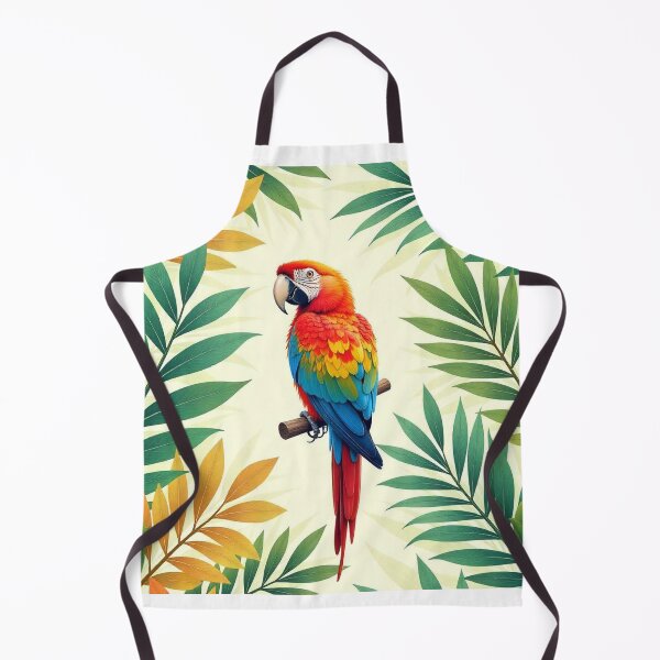 Item preview,  Tropical Jungle Seamless Pattern with Parrot and Palm Leaves designed and sold by hjian8219.