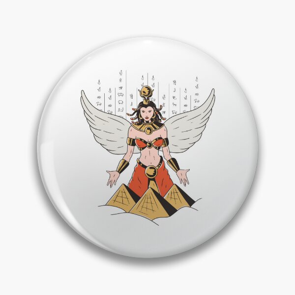 Item preview, Winged Goddess of Ancient Power designed and sold by DrawHandArt.