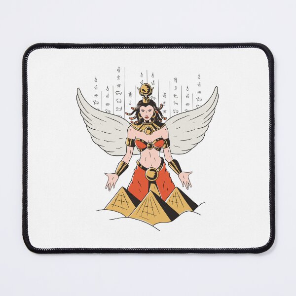 Item preview, Winged Goddess of Ancient Power designed and sold by DrawHandArt.
