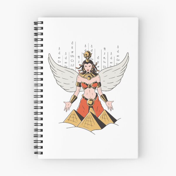 Item preview, Winged Goddess of Ancient Power designed and sold by DrawHandArt.