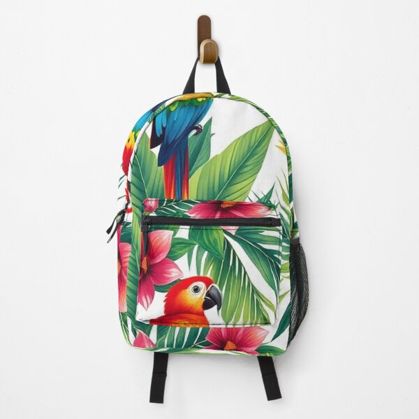 Item preview,  Tropical Jungle Seamless Pattern with Parrot and Palm Leaves designed and sold by hjian8219.