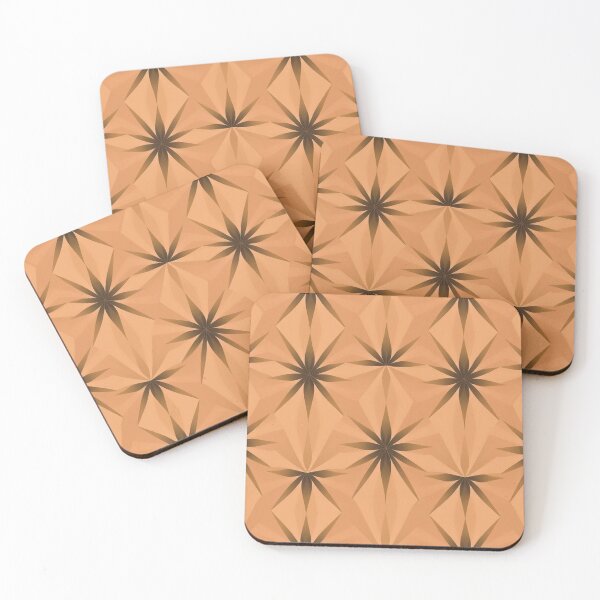 Item preview, Contemporary Orange Floral and Polka Dot Shapes Collage Seamless Pattern Set designed and sold by hjian8219.