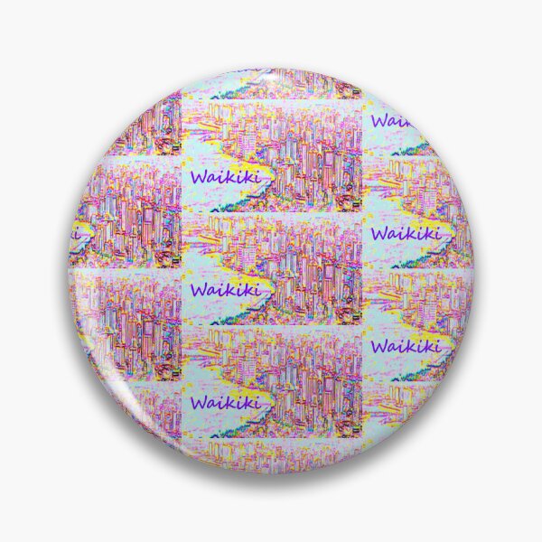 Item preview, Diamond Head View of Waikiki Bay VI designed and sold by R-F-B.