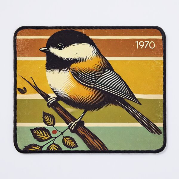 Item preview, Retro Chickadee Art Series designed and sold by PlasticAuto.
