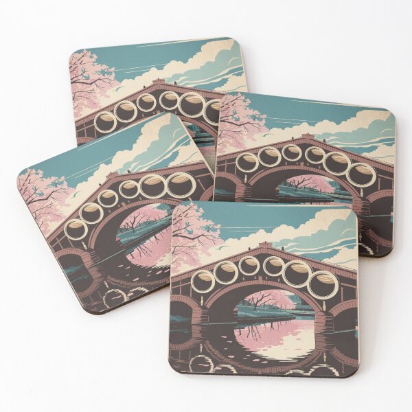 Item preview, Nagasaki Vintage Travel Poster designed and sold by TravelerRat.