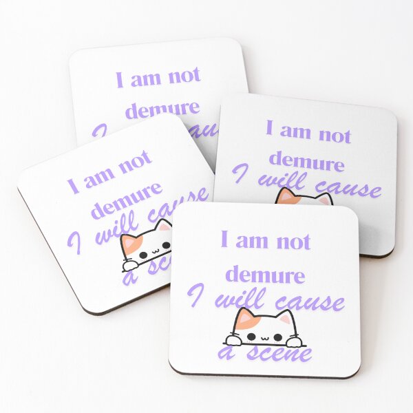 Item preview, Not demure will cause a scene designed and sold by fiabug.