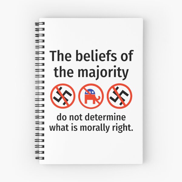 Item preview, Majority is not morality  designed and sold by Rachel the Artist .