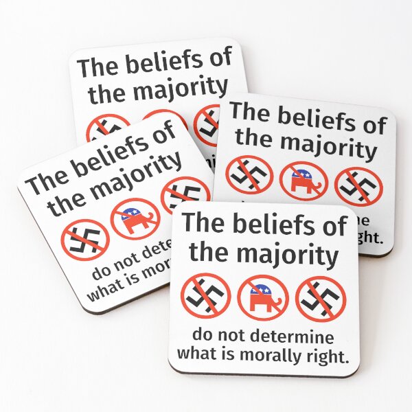 Item preview, Majority is not morality  designed and sold by Rachel the Artist .