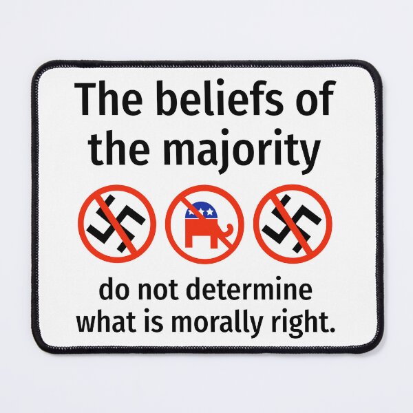 Item preview, Majority is not morality designed and sold by Rachel the Artist .