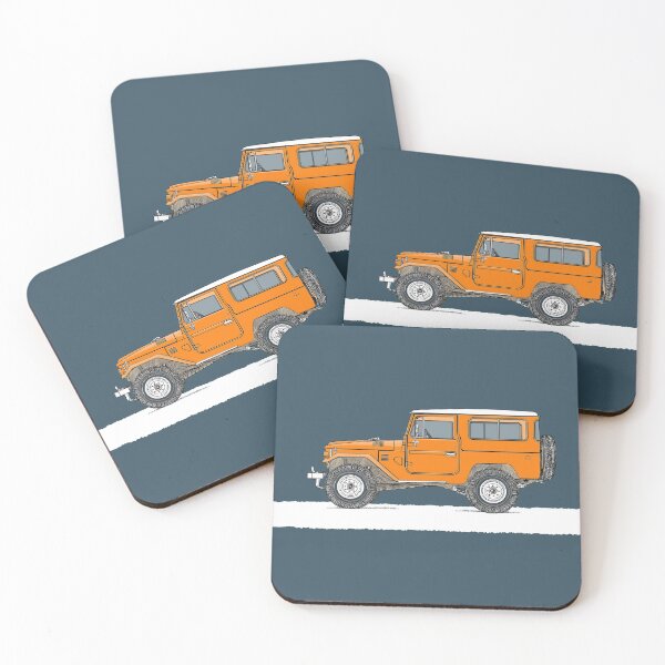 Item preview, Toyota Land Cruiser J40 Orange designed and sold by blackdogshop.