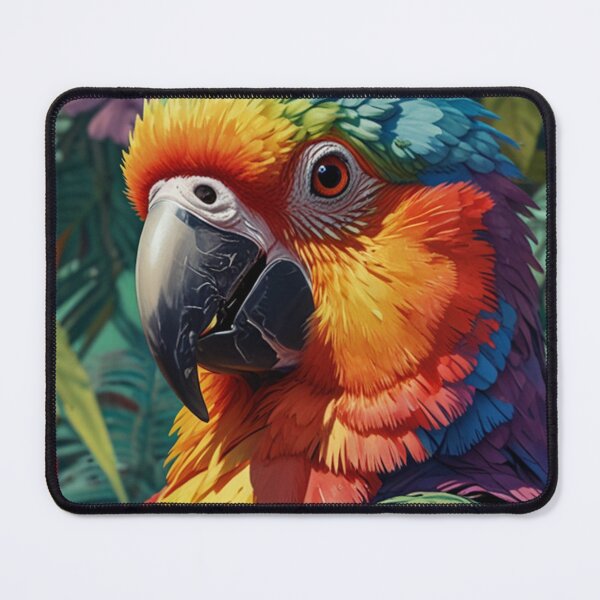 Item preview, Colorful Parrot and Floral Paradise designed and sold by fawzimorsy.