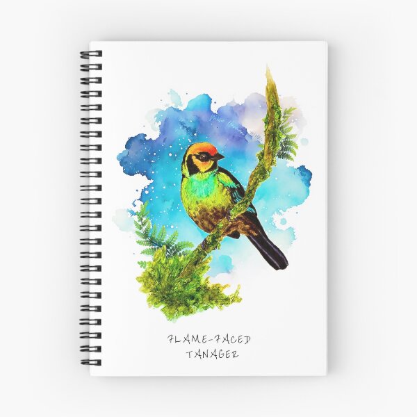 Item preview, Flame-Faced Tanager 2 designed and sold by MisaHarman.