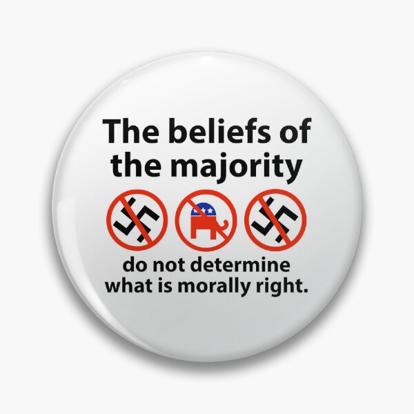 Item preview, Majority doesn’t equal morality designed and sold by Rachel the Artist .