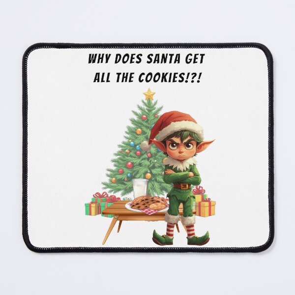 Item preview, Grumpy Christmas Elf designed and sold by QuirkyChicArts.