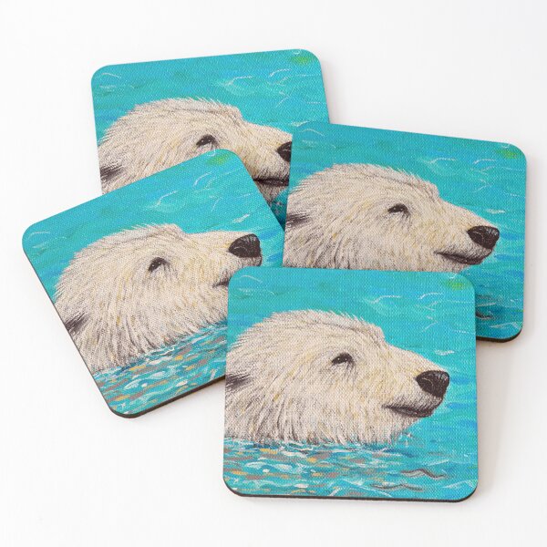 Item preview, Polar Bear Painting designed and sold by Art by Kirsten Sneath.
