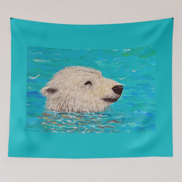 Item preview, Polar Bear Painting designed and sold by Art by Kirsten Sneath.
