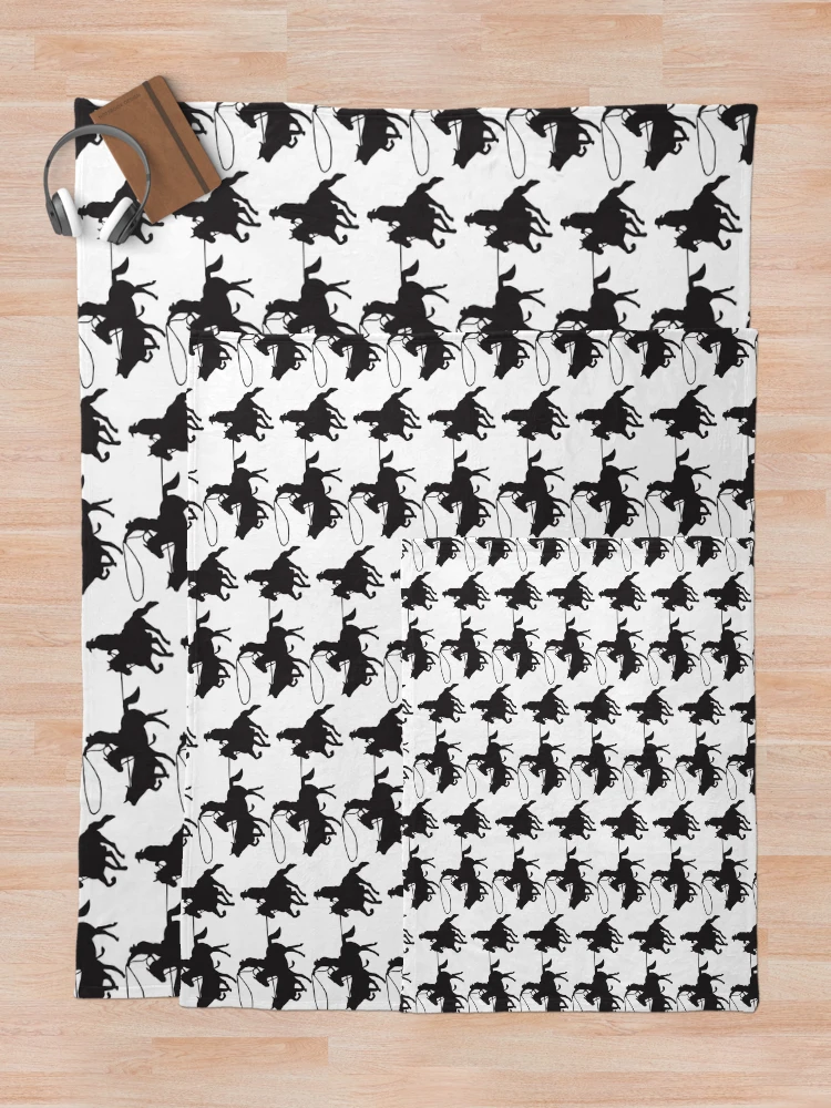 Thumbnail 5 of 6, Throw Blanket, Team Roper - Rodeo Cowboy designed and sold by handsoftime2020.