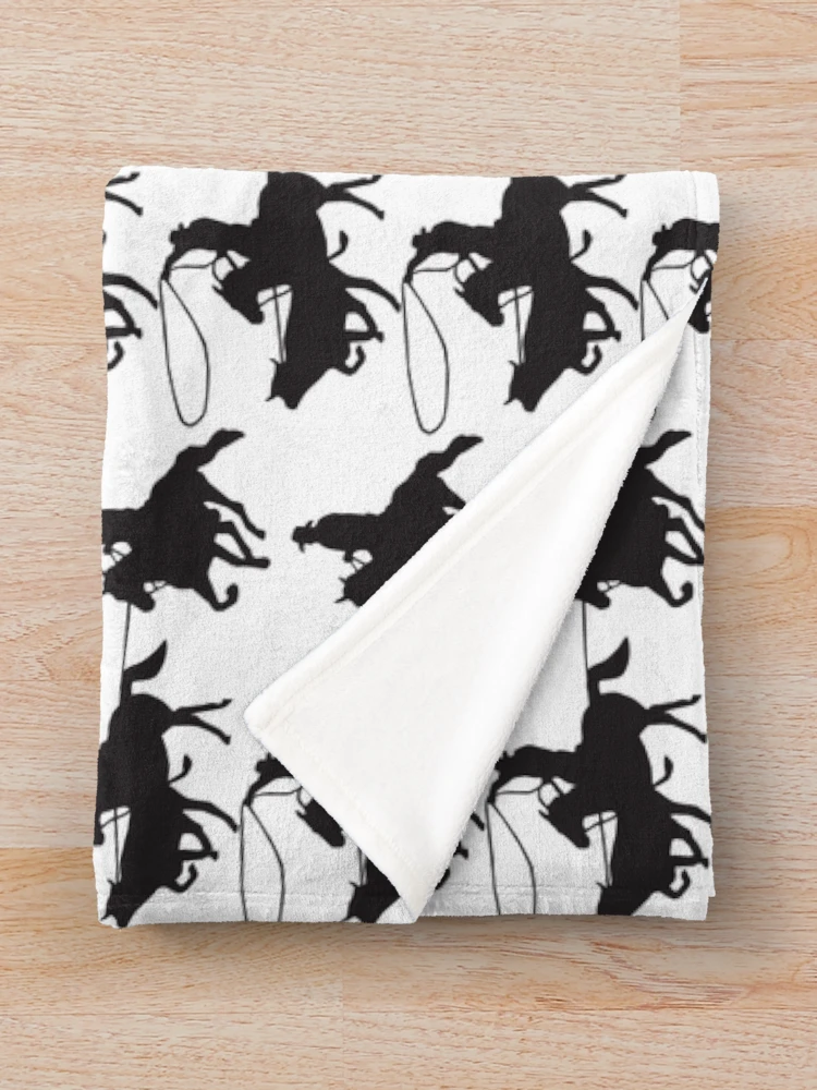 Thumbnail 3 of 6, Throw Blanket, Team Roper - Rodeo Cowboy designed and sold by handsoftime2020.